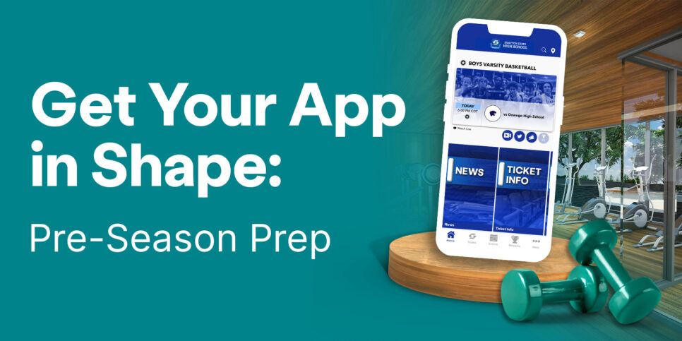 Get your app in shape. Pic of phone screen displaying app